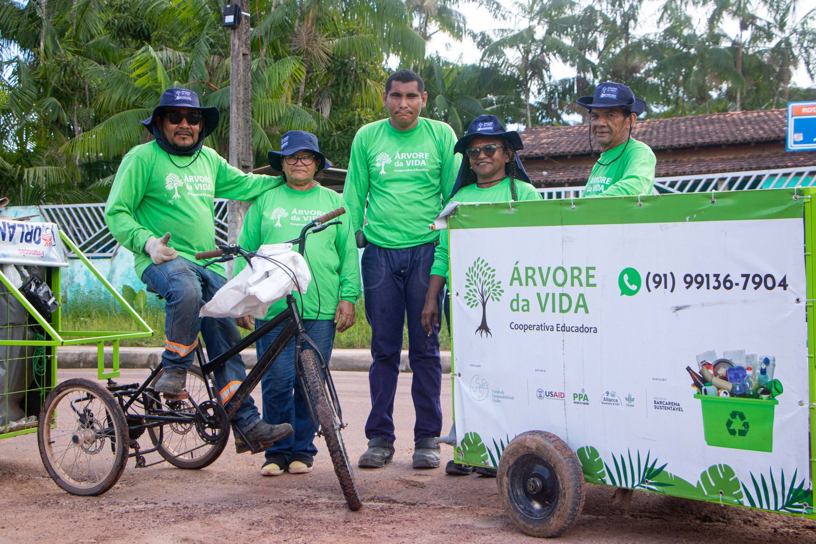 Cooperativa Educadora realiza orientações sobre resíduos sólidos em Barcarena com apoio do Fundo de Sustentabilidade Hydro
